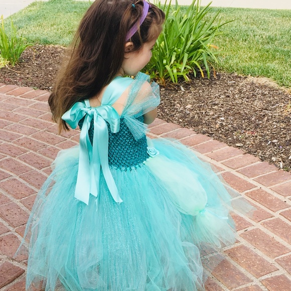 LITTLE MERMAID couture tutu dress/costume - Picture 5 of 7